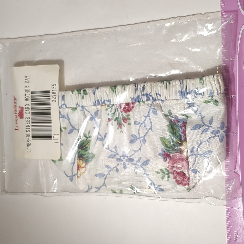Longaberger Business Card Liner NIP